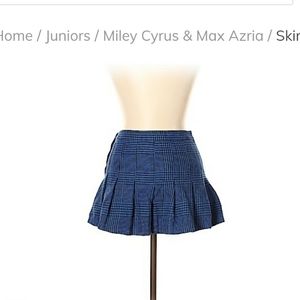 Max Azria × Miley Cyrus | 11 | Pleated Plaid Skirt
